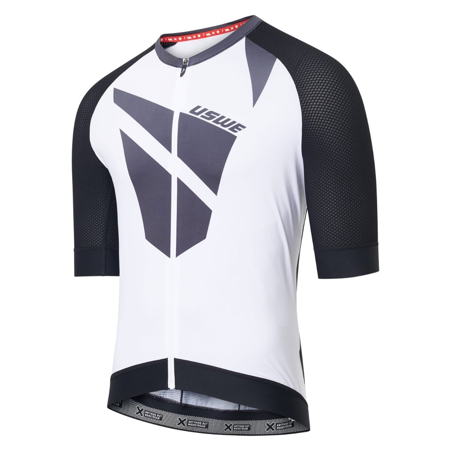 USWE Maglia a maniche corte SKARP GRAVEL Bianco