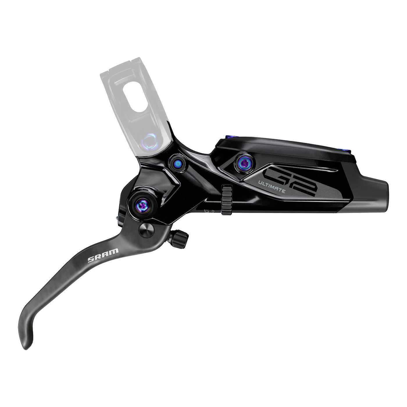 SRAM G2 Ultimate (A2) Leva completa Gloss Black Rainbow Hardware #11.5018.052.011