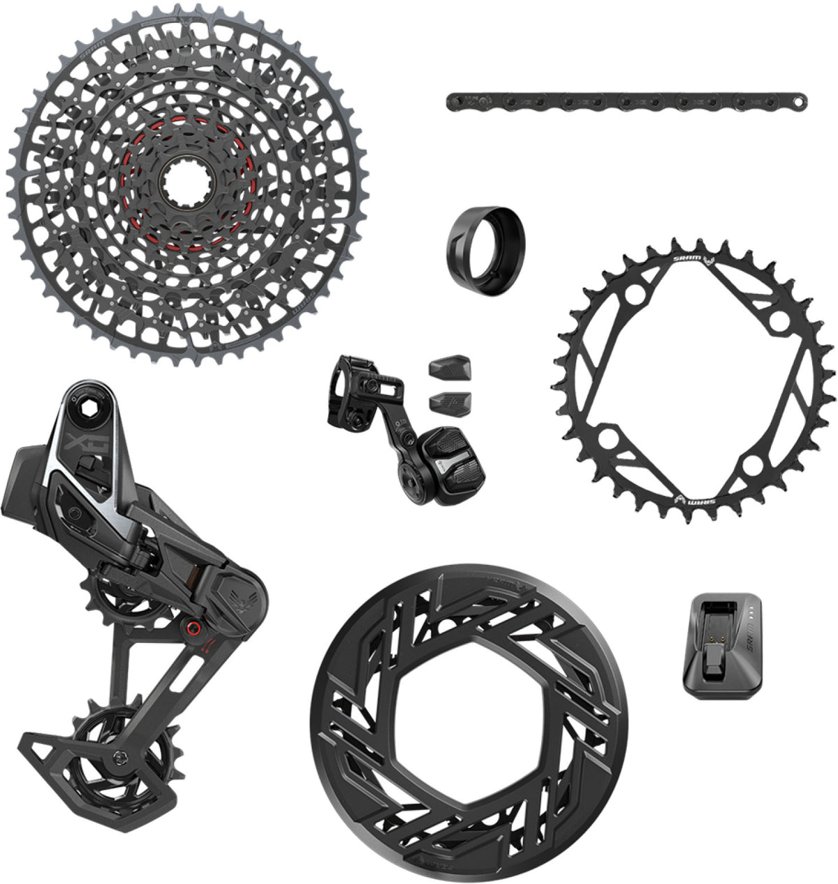 Gruppo SRAM X0 EAGLE E-MTB 104BCD AXS T-TYPE 36 denti 10/52 USB-C