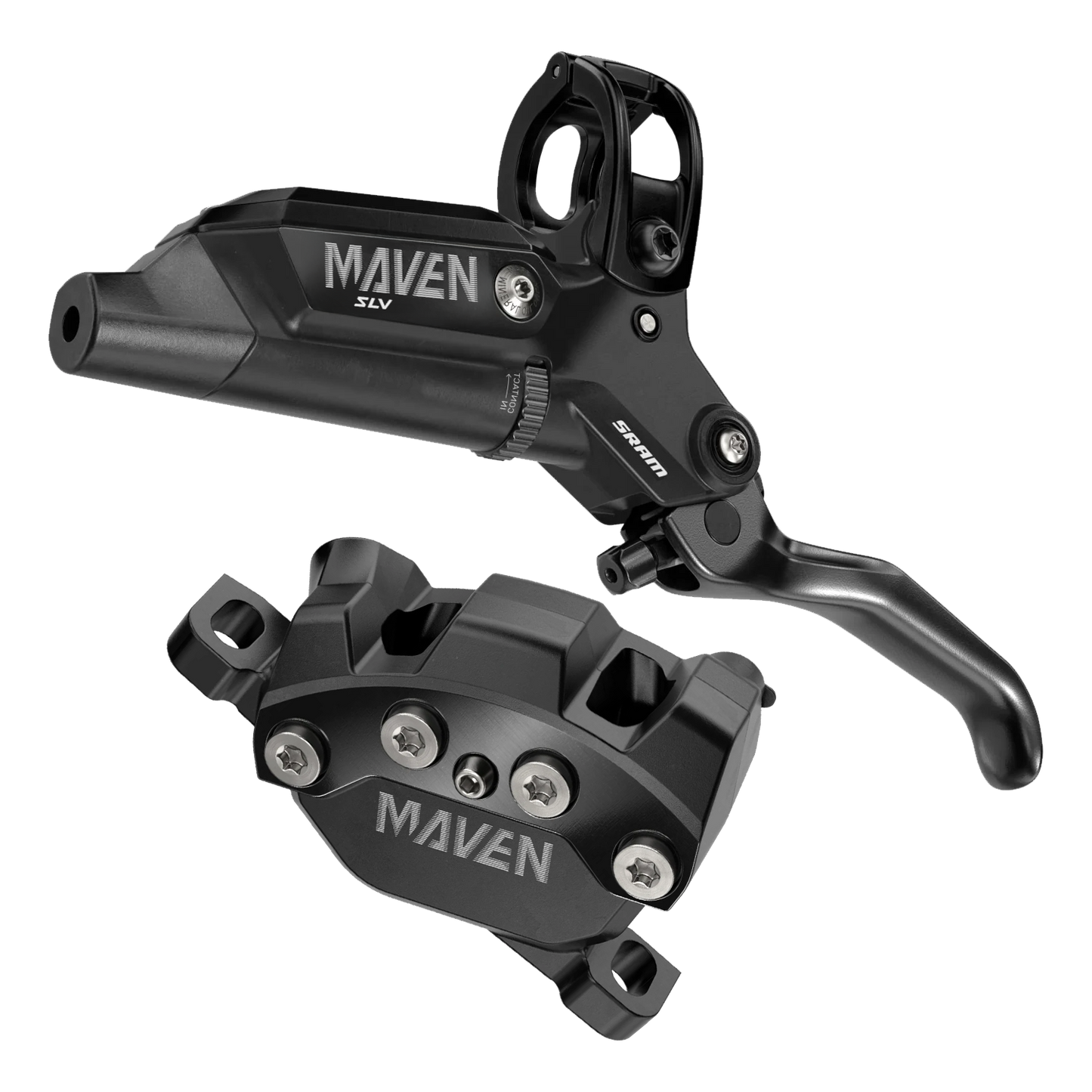 Coppia di freni SRAM MAVEN SILVER Nero