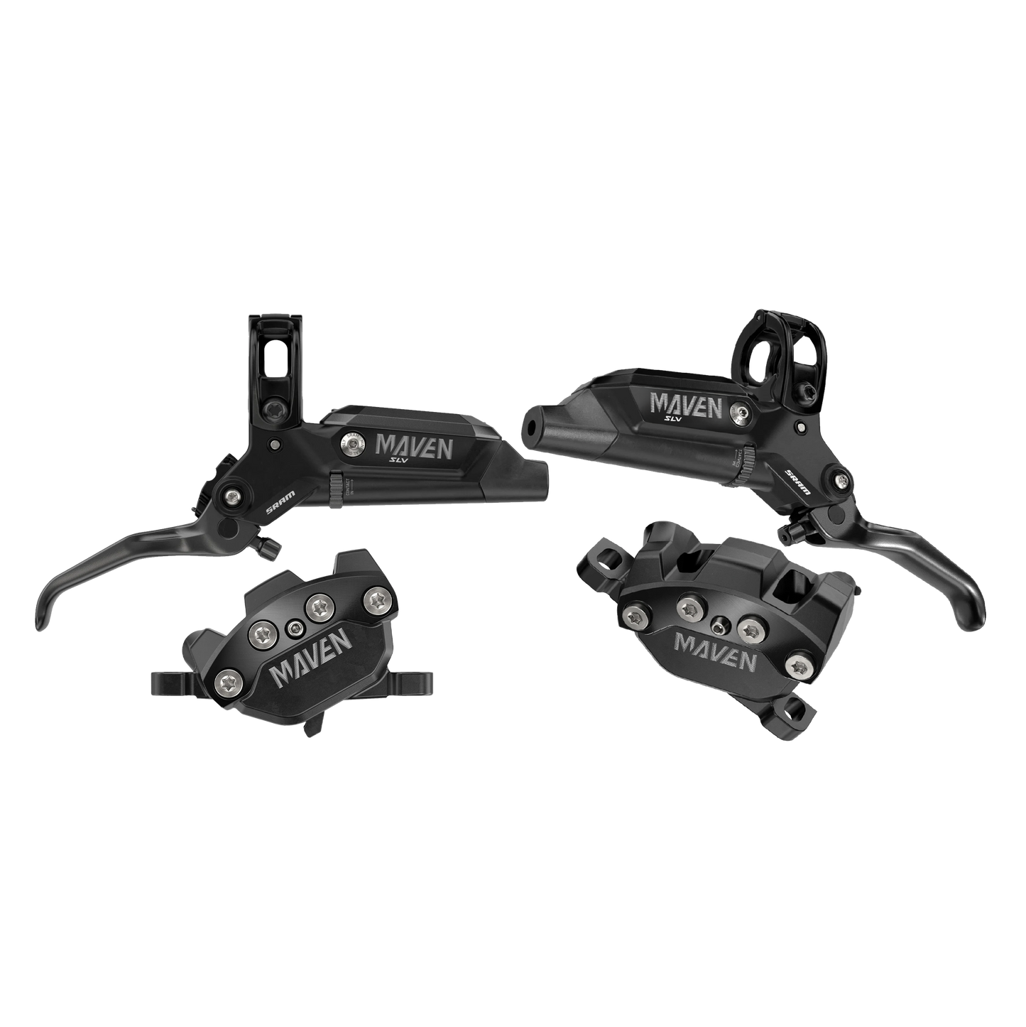 Coppia di freni SRAM MAVEN SILVER Nero