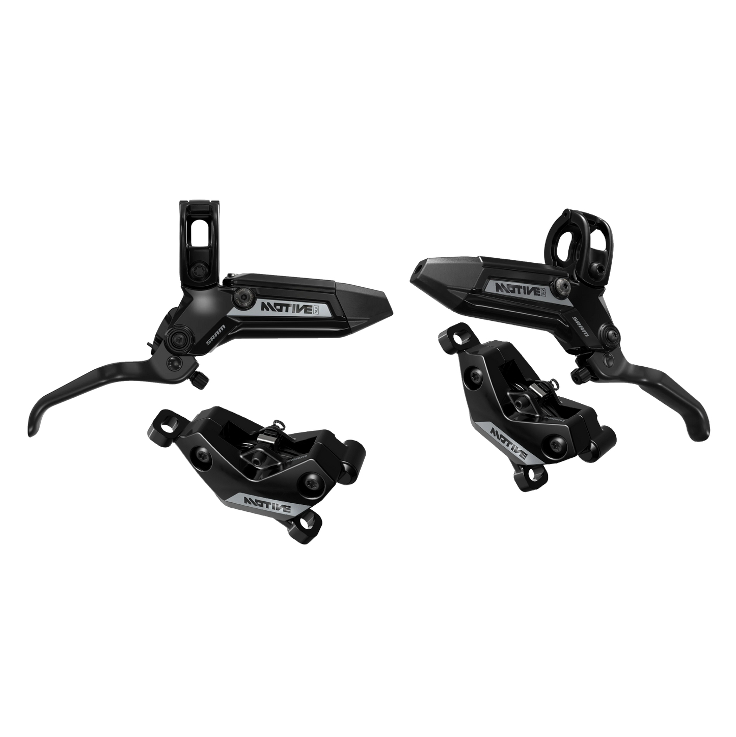 Coppia di freni SRAM MOTIVE SILVER Nero