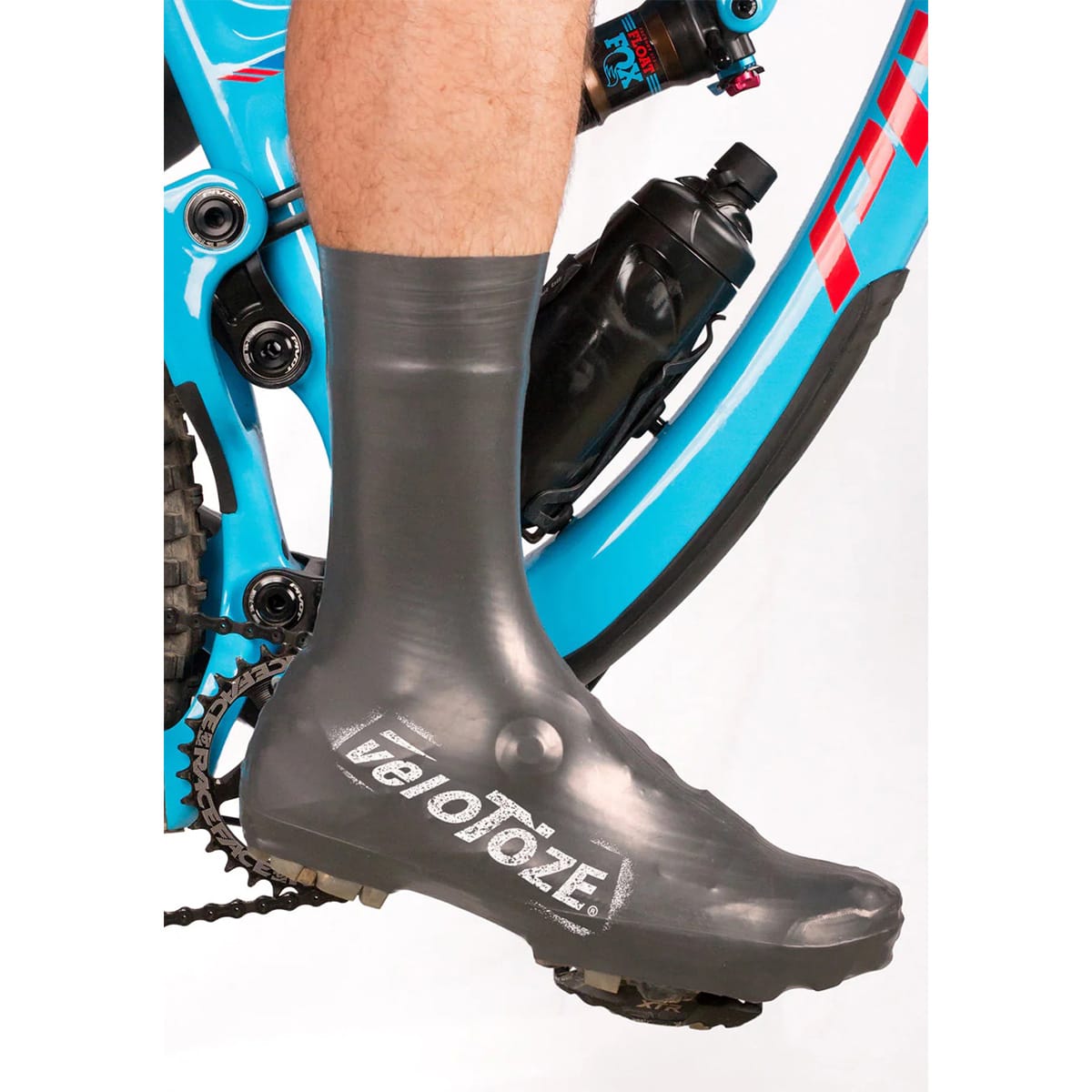 VELOTOZE HAUTES 2.0 Copriscarpe SUPER STRONG Nero/Bianco