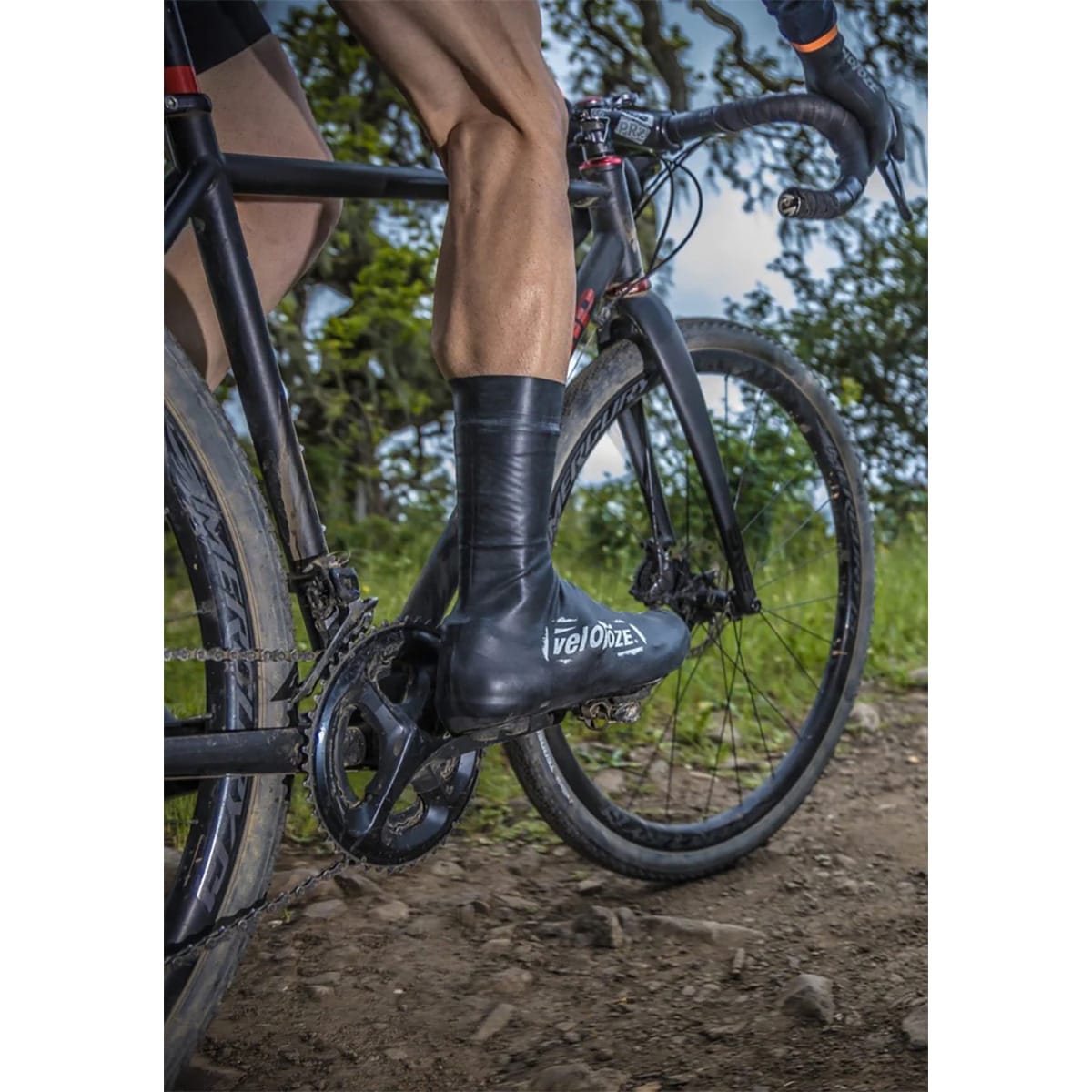VELOTOZE HAUTES 2.0 Copriscarpe SUPER STRONG Nero/Bianco