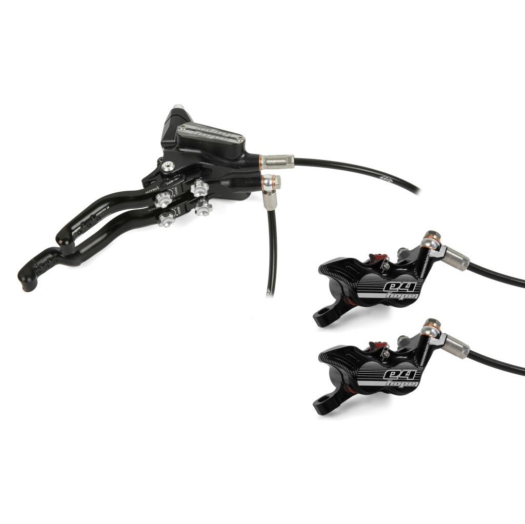 HOPE TECH 3 E4 DUO Doppio freno dritto nero