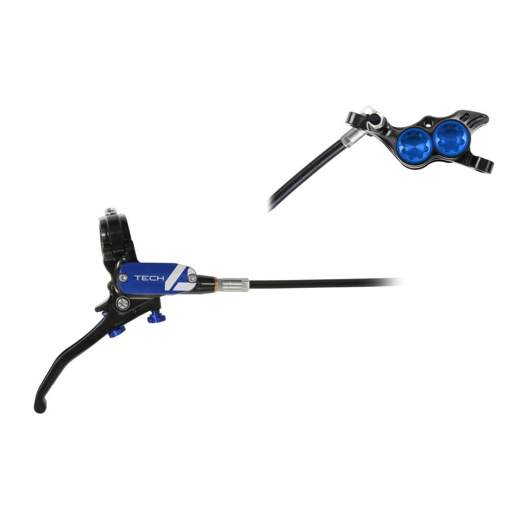 HOPE TECH 4 E4 Freno posteriore nero/blu
