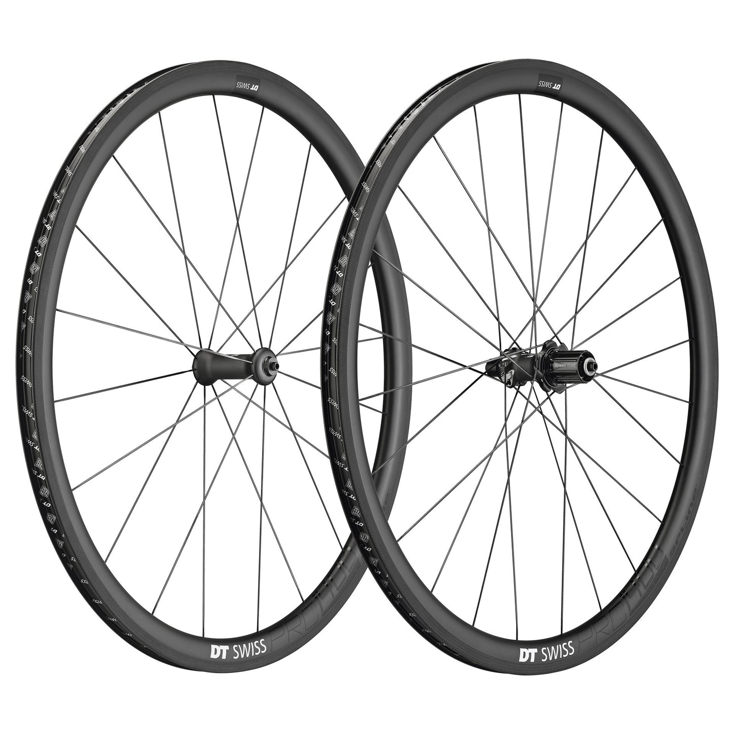 Coppia di ruote DT SWISS PRC 1400 SPLINE 35 con Copertoni