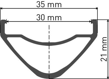 Coppia di ruote DT SWISS EX 1700 SPLINE 30mm 27.5" 15X110mm/12X148mm Boost