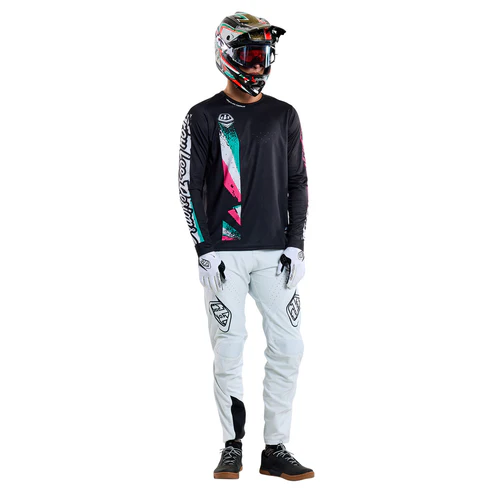 TROY LEE DESIGNS SPRINT FULL PULL Maglia a maniche lunghe nera 2025