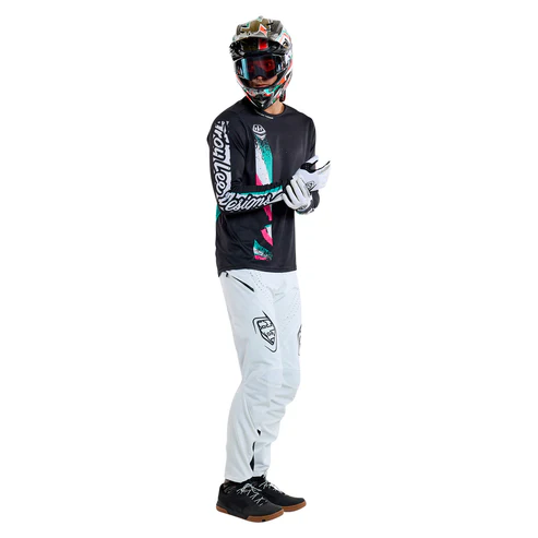 TROY LEE DESIGNS SPRINT FULL PULL Maglia a maniche lunghe nera 2025