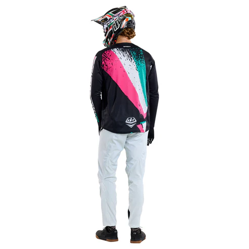 TROY LEE DESIGNS SPRINT FULL PULL Maglia a maniche lunghe nera 2025
