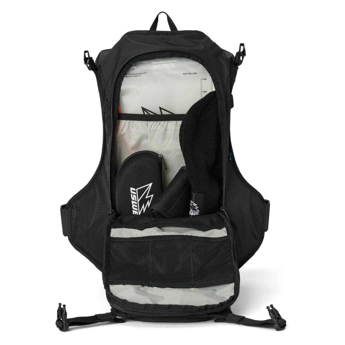 USWE MTB HYDRO 12 L Borsa di idratazione nera