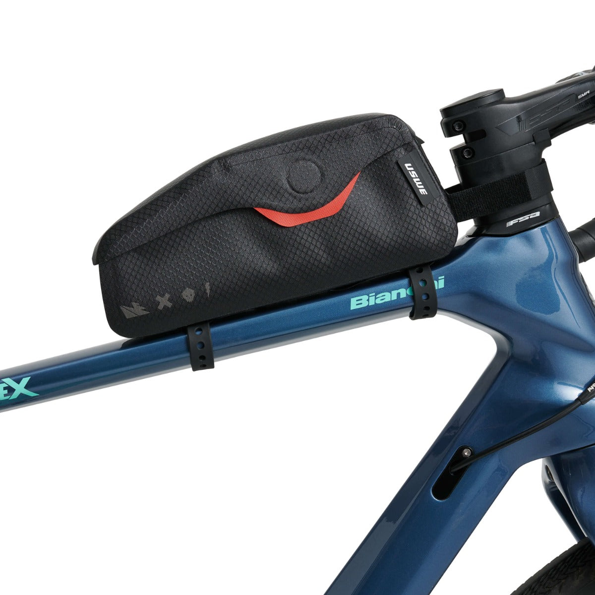USWE TOP TUBE MAGNETIC 1,2 L Borsa da telaio Nero