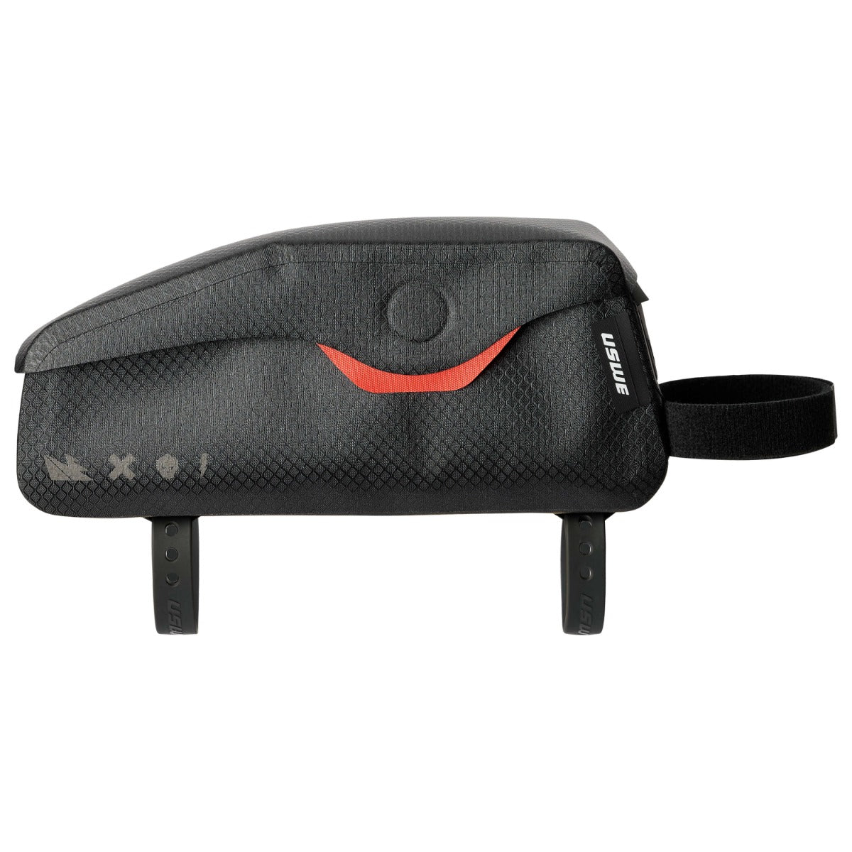 USWE TOP TUBE MAGNETIC 1,2 L Borsa da telaio Nero