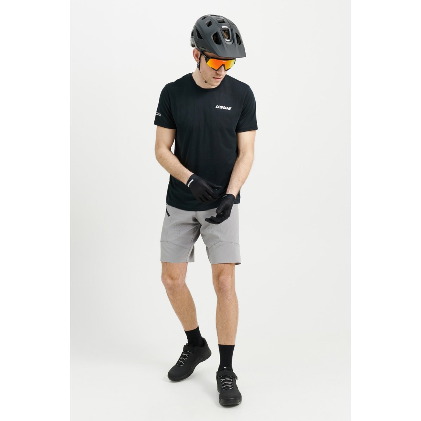 Pantaloncino MTB USWE HYBRID Grigio