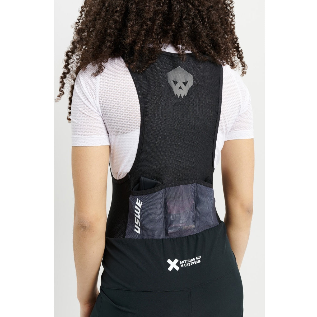 Pantaloncini MTB USWE HYBRID Donna Nero