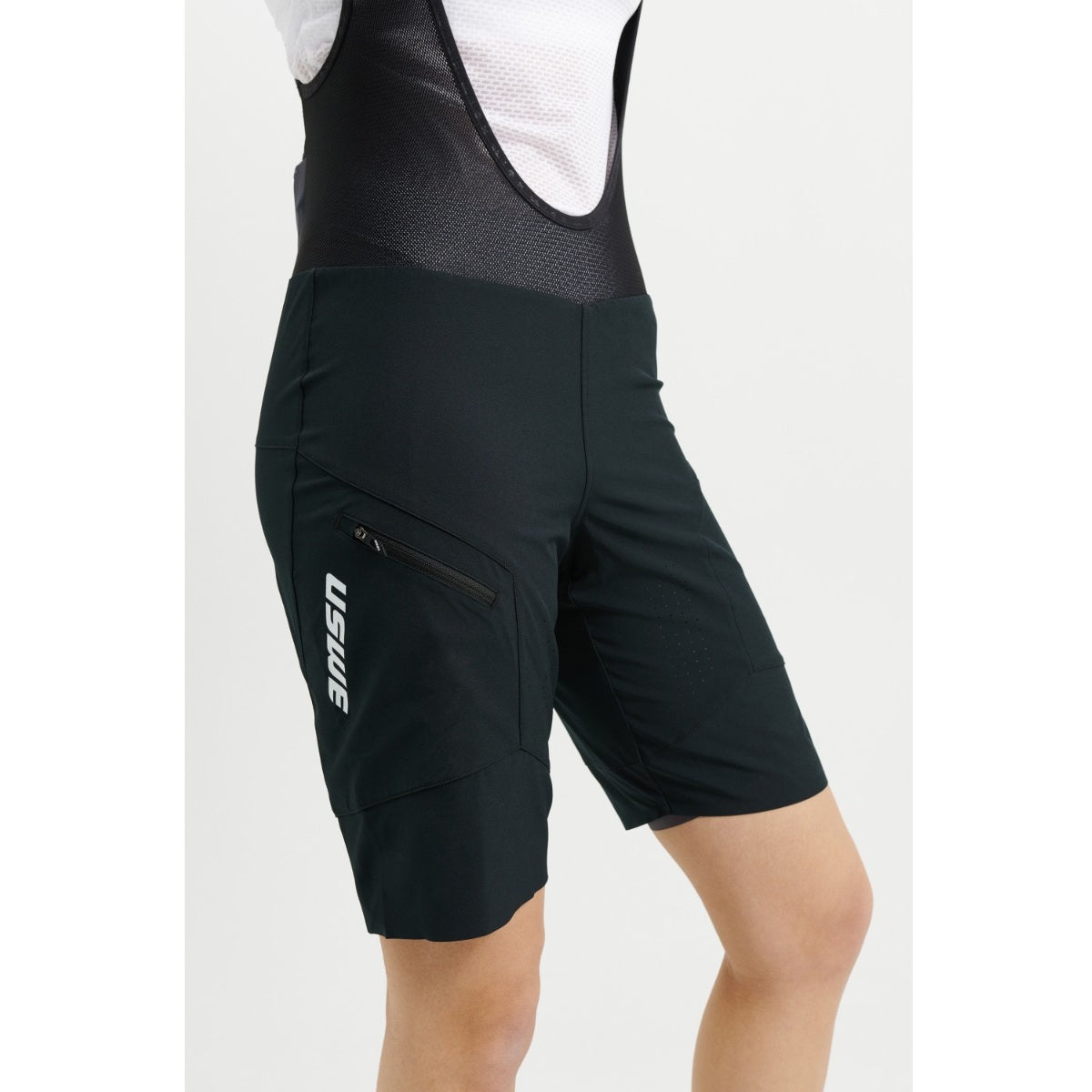 Pantaloncini MTB USWE HYBRID Donna Nero