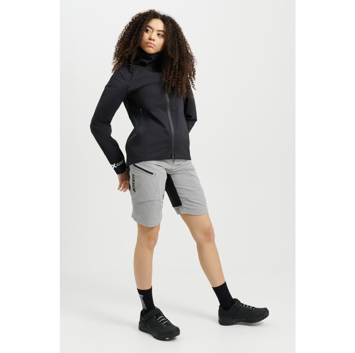 USWE Giacca impermeabile Donna Nero