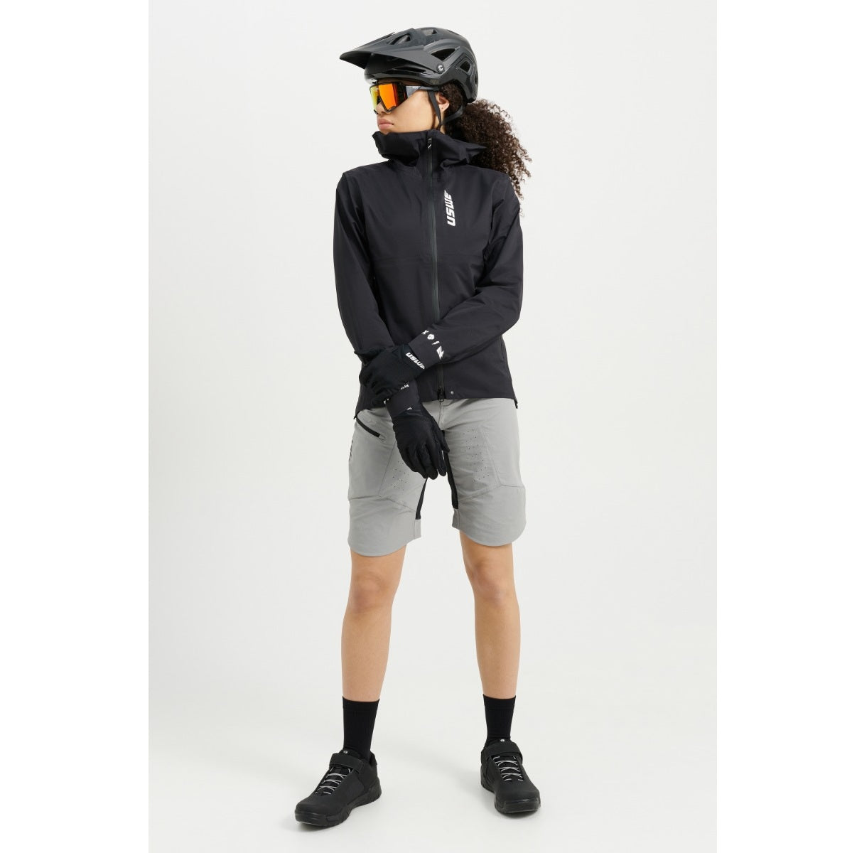 USWE Giacca impermeabile Donna Nero