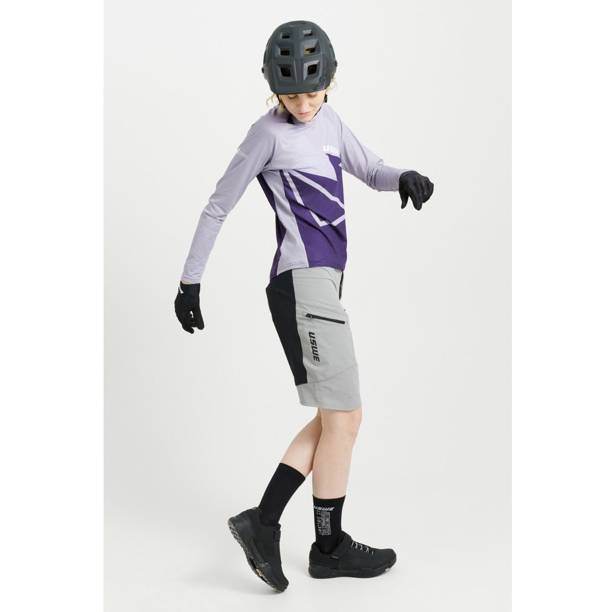 Maglia a maniche lunghe USWE BERG MTB Donna Lavanda