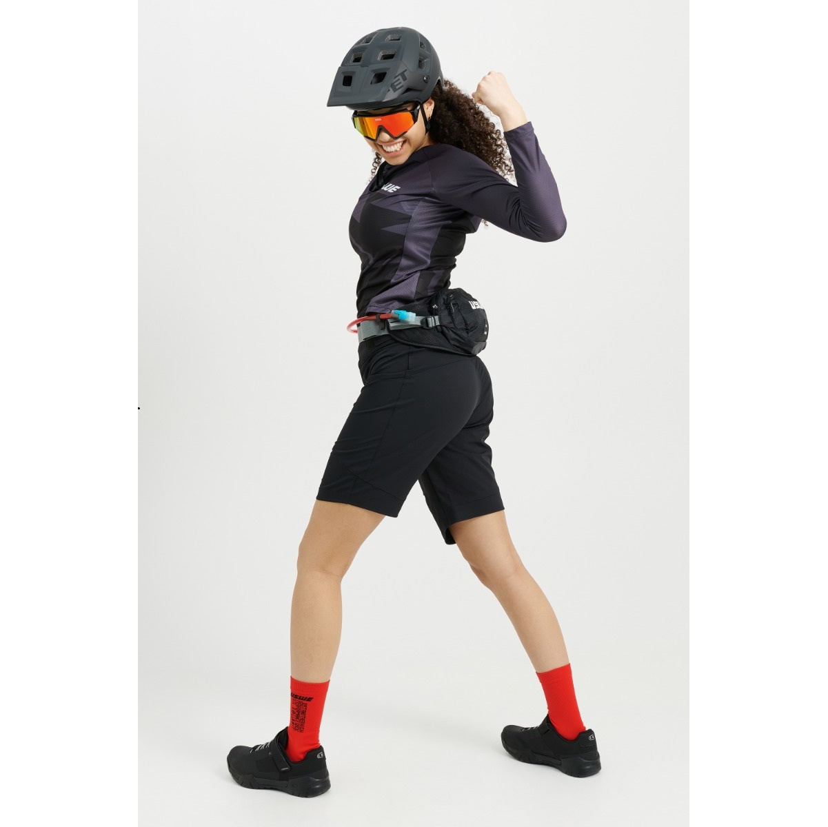 Pantaloncini USWE SKRUBB Donna Nero