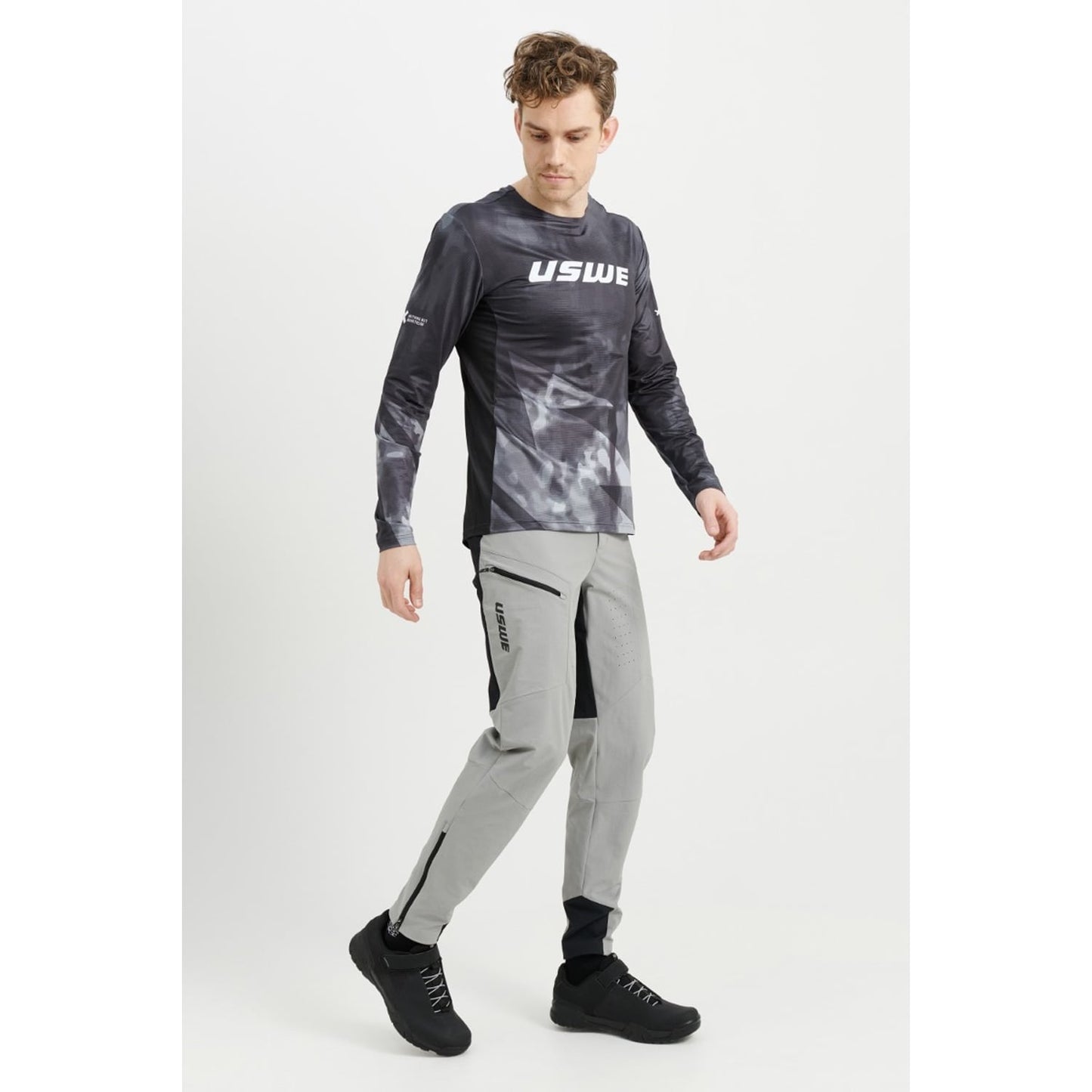 USWE LUFTIG Maglia a maniche lunghe MTB Nero
