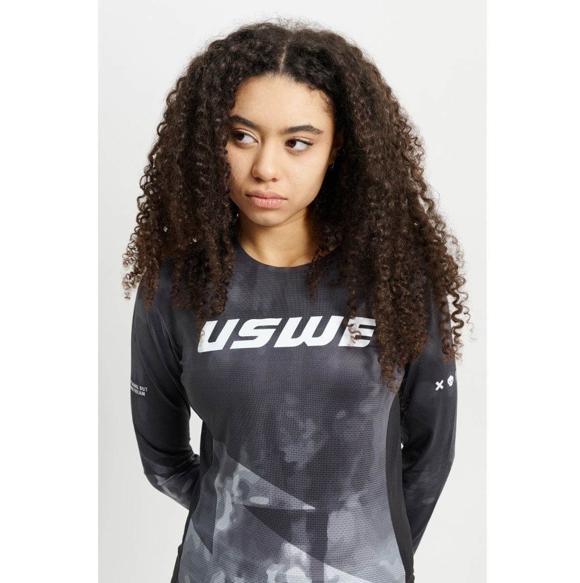 Maglia MTB a maniche lunghe Donna USWE LUFTIG Nero