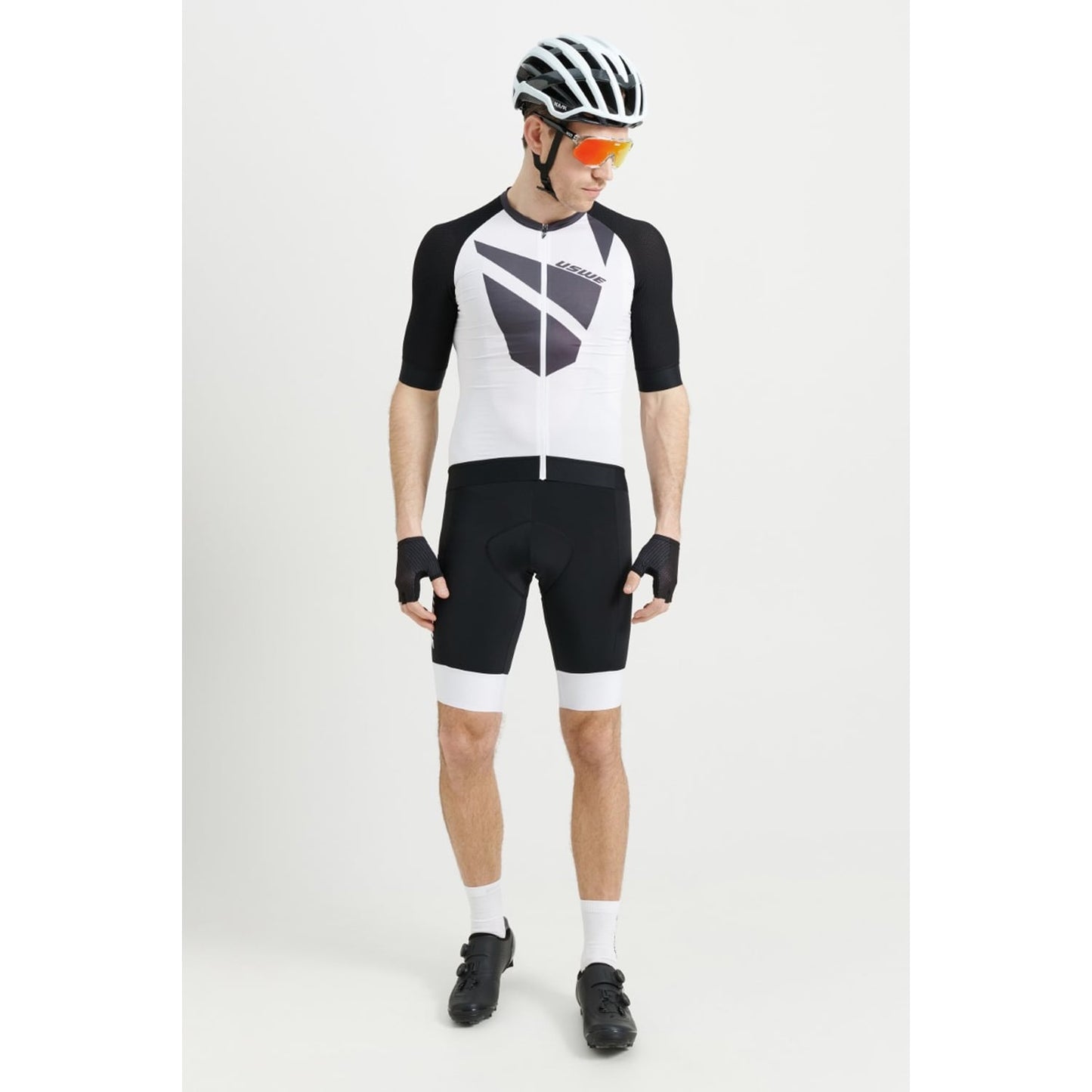 USWE Maglia a maniche corte SKARP GRAVEL Bianco