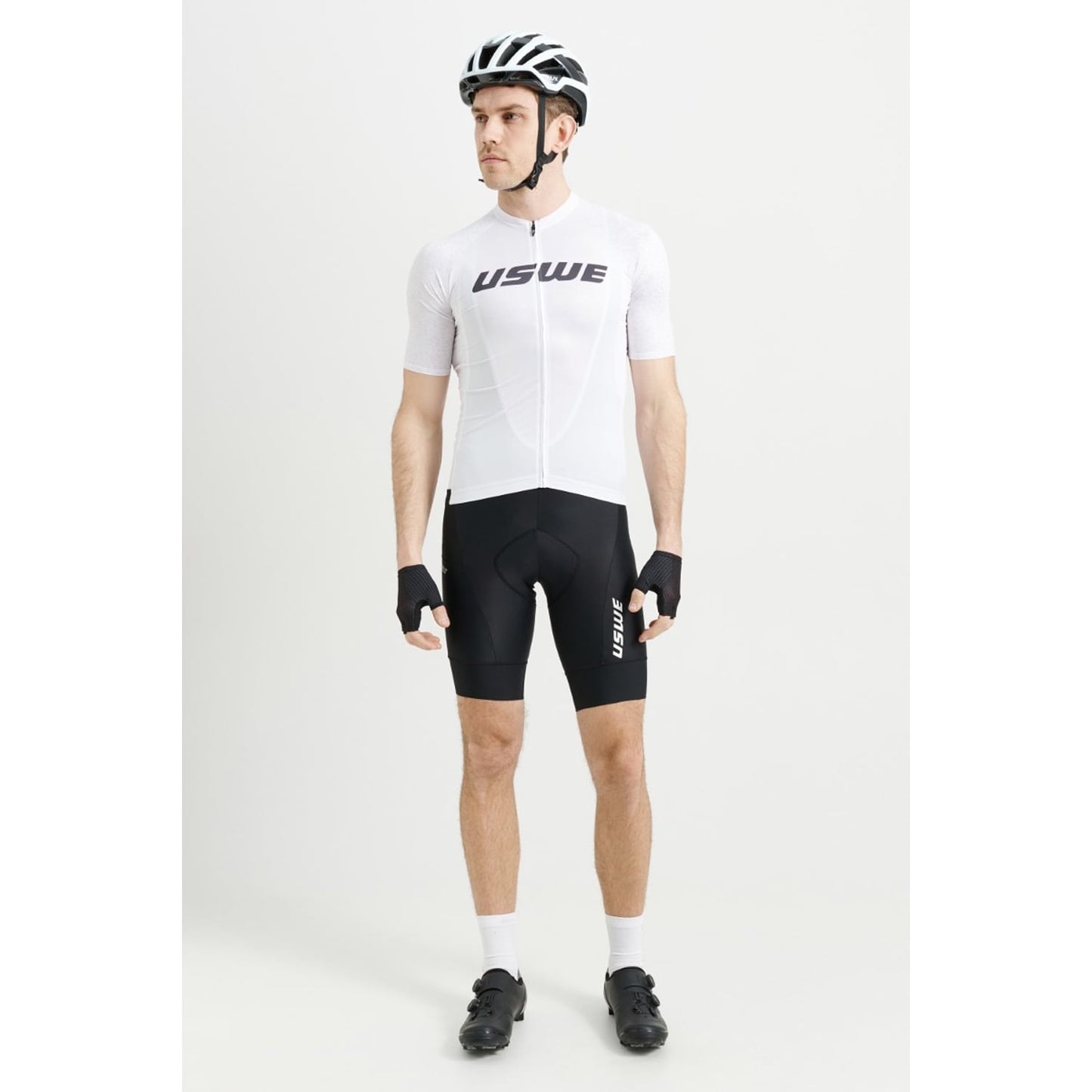 USWE Maglia a maniche corte GRUS GRAVEL Bianco