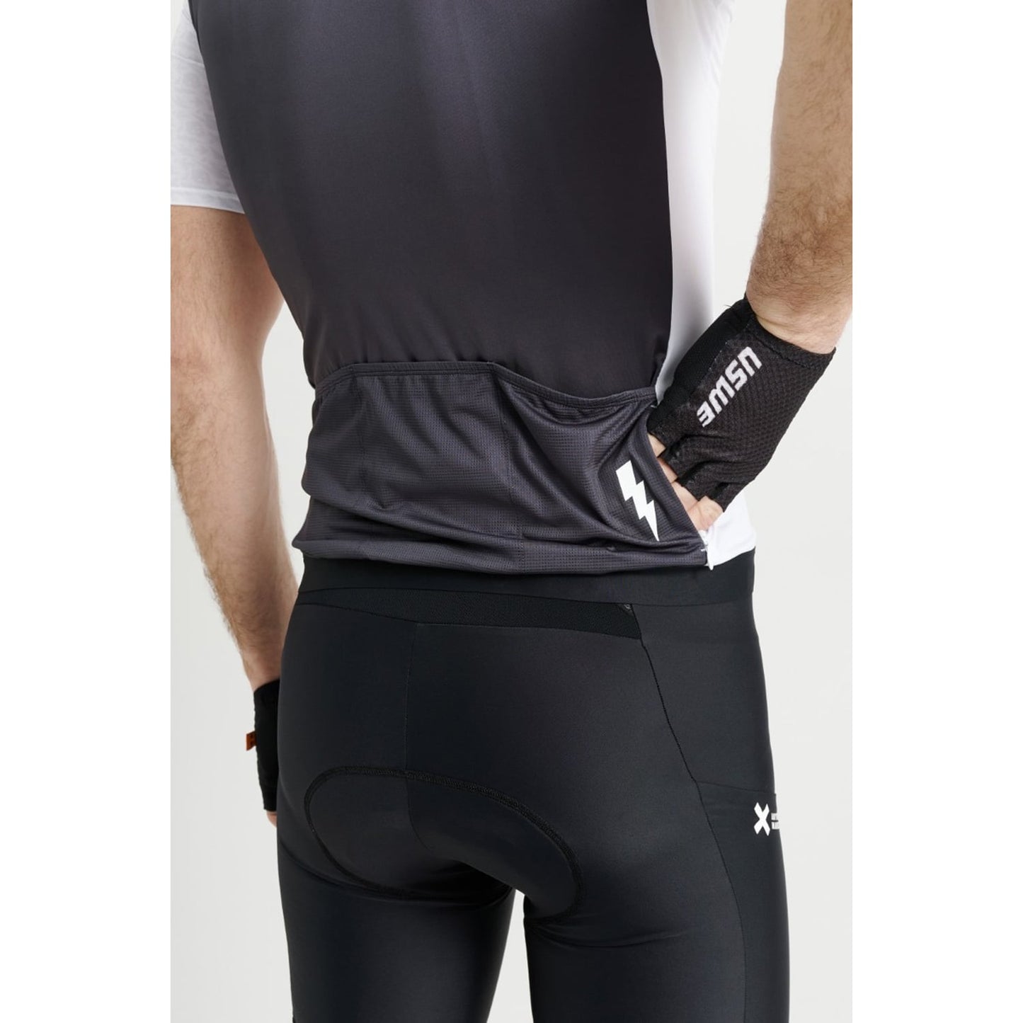 USWE Maglia a maniche corte GRUS GRAVEL Bianco