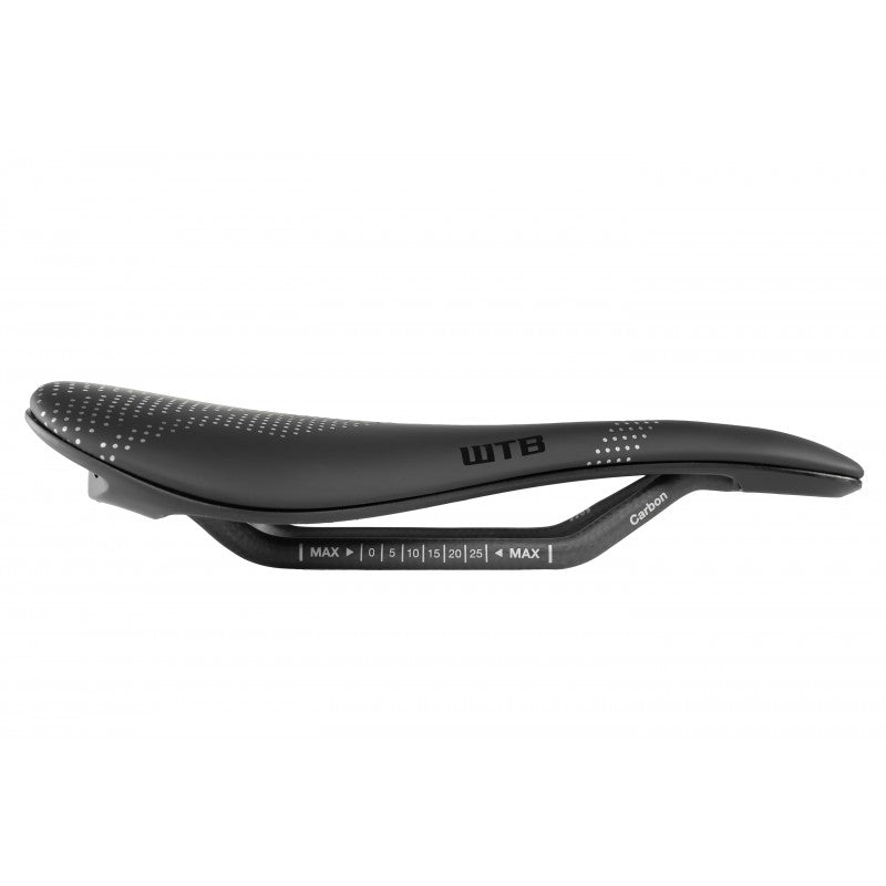 WTB GRAVELIER 140mm Sella in carbonio binari neri