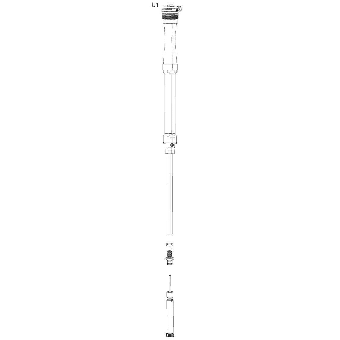 ROCKSHOX RACE DAY2 3P Kit di aggiornamento cartuccia da 32 mm per forcelle SID / SID SL 100-110 mm B1+ / REBA 100 mm A7