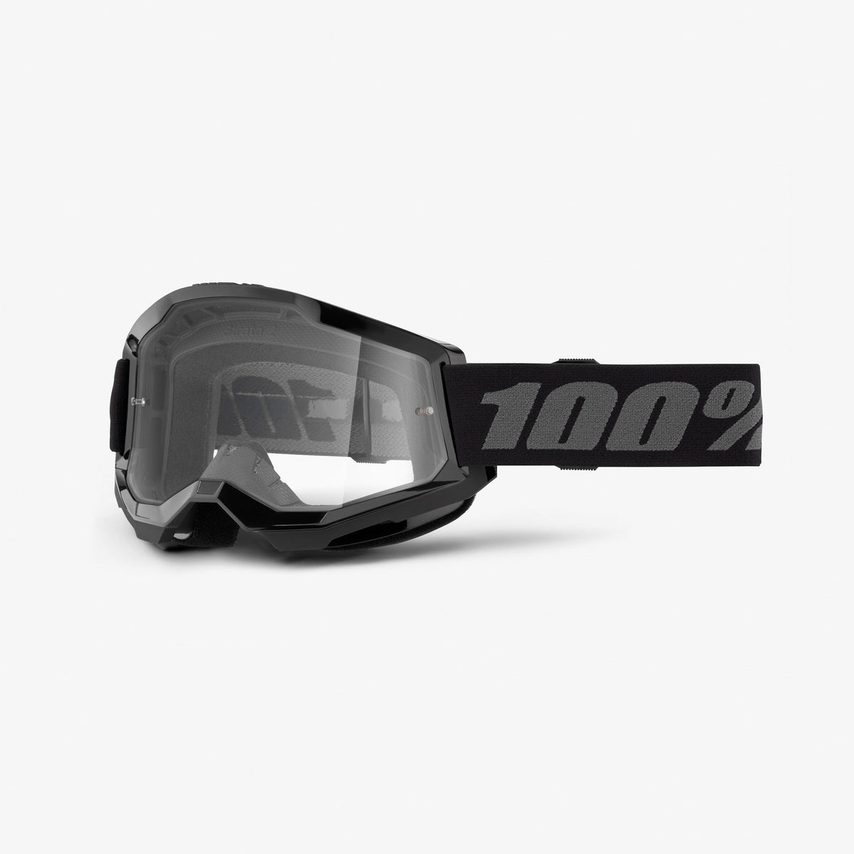 Maschera 100% STRATA 2 JUNIOR Nero Schermo Trasparente