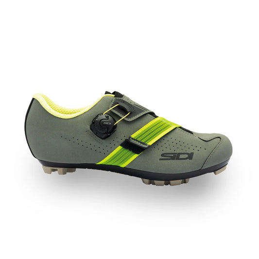 Scarpe da MTB SIDI AERTIS Verde Militare/Giallo