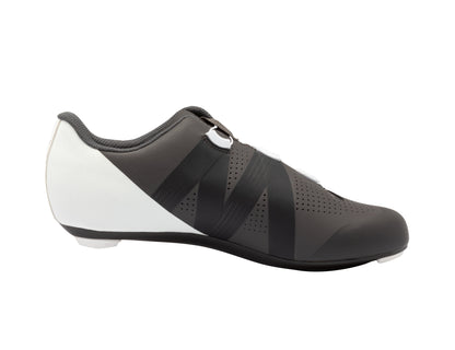 Scarpe da strada Sidi Ergo 6S antracite e bianco, vista laterale interna