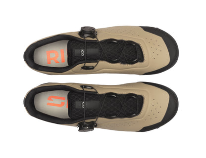 Scarpe XC gravel Sidi Liinea dark sand, vista frontale