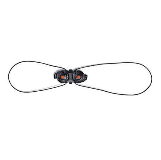 Fibbie SIDI DOUBLE TECNO 3 Push (X2) Bianco