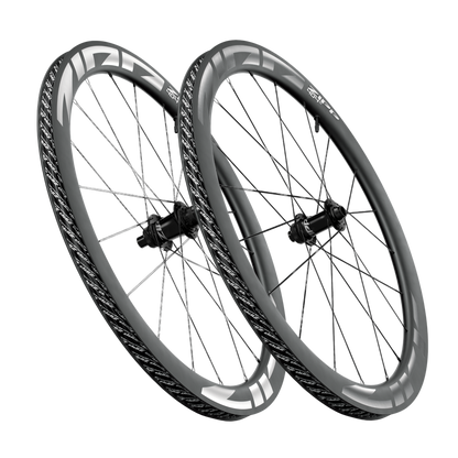 Paio di Ruote ZIPP 404 S A1 Tubeless Ready (Center Lock) Nero/Grigio