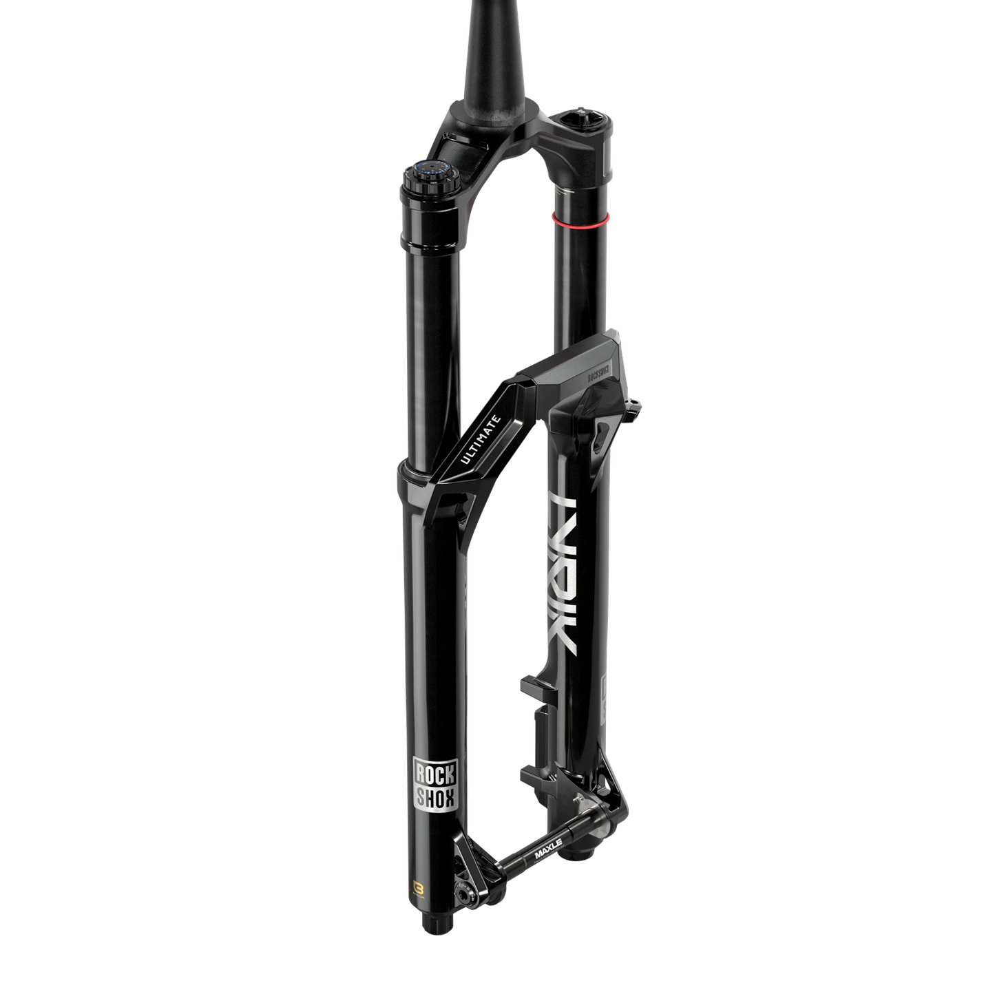 Forcella Lyrik Ultimate CHARGER 3.2 RC2 - 27.5" Boost™ 15x110 Gloss Black Alum Str Tpr 44offset C5/R55 LinearXL (include parafanghi Bolt On, dado Star, Maxle Stealth)E1