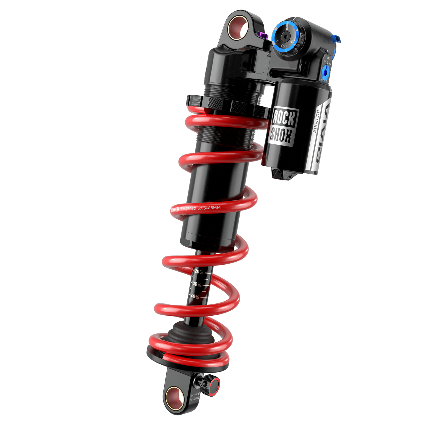 ROCKSHOX VIVID COIL ULTIMATE RC2T D1 Ammortizzatore standard per SantaCruz Megatower2 (2022+)