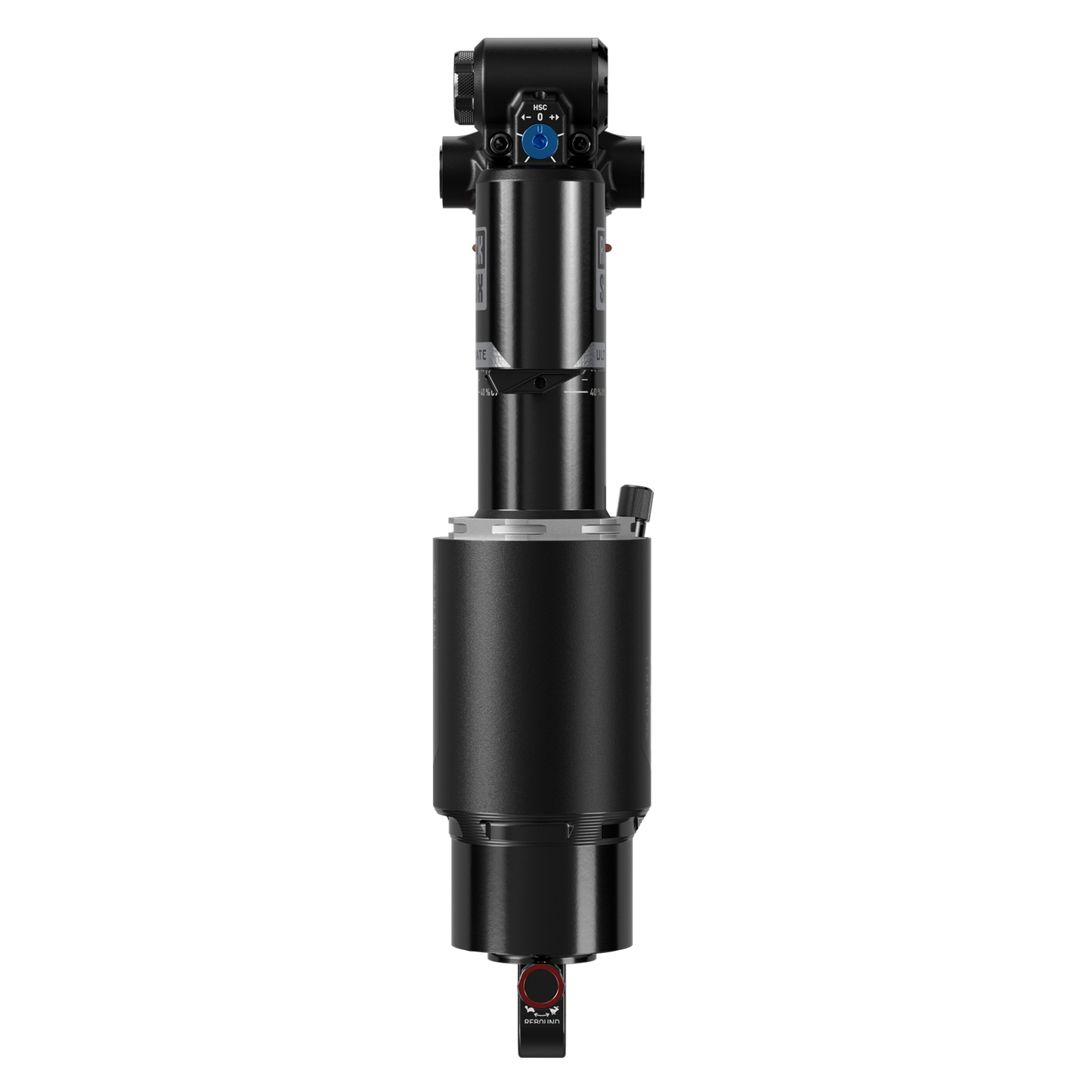 Ammortizzatore posteriore Vivid Ultimate DH RC2 - LinearXL Air, 2 Token, Reb55/Comp34, fondo idraulico regolabile, snodo standard - D1