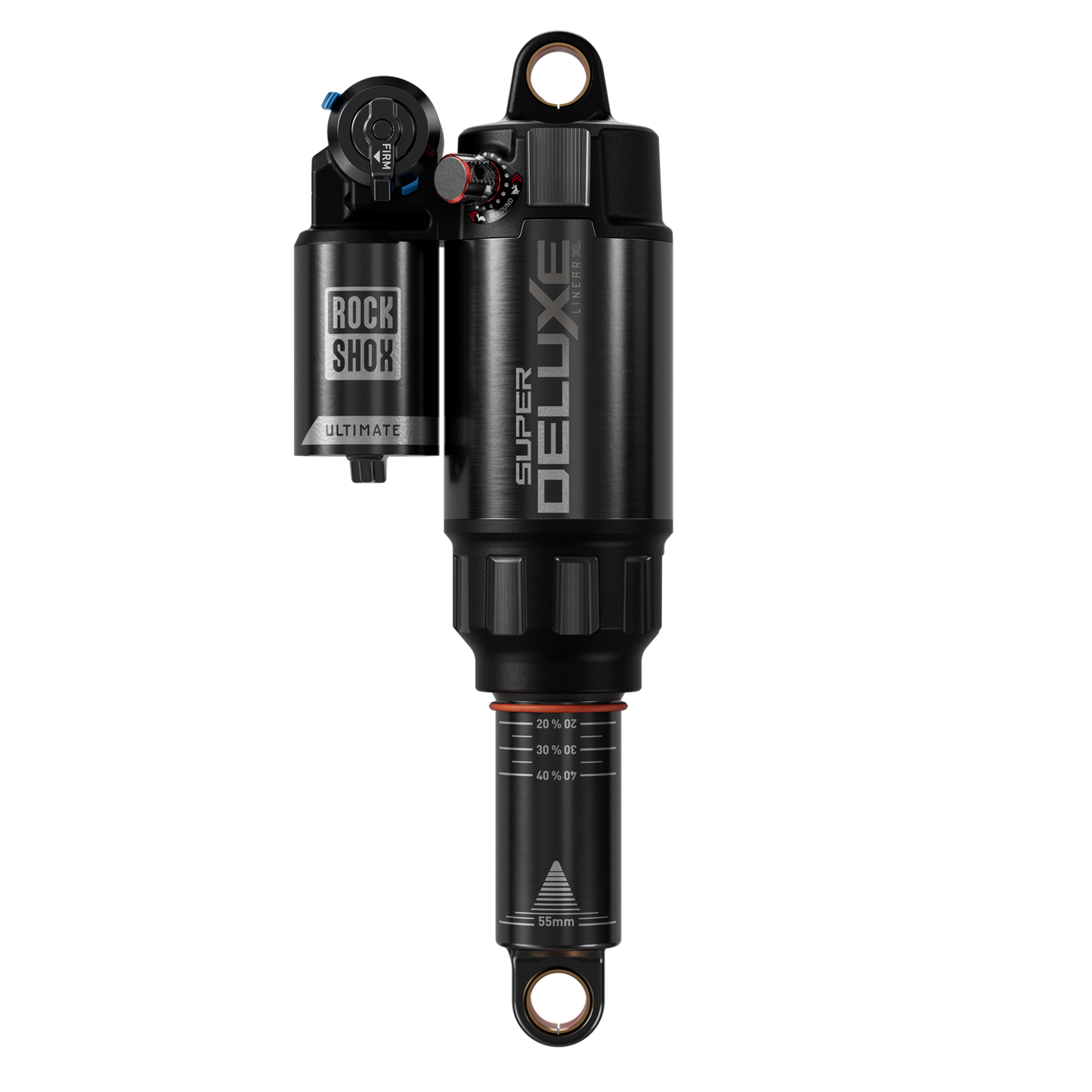 RS Super Deluxe Ultimate RC2T - 230x57.5 Linear XL Air, Token Loc 0, Reb55/Comp37, Lockout45, HB, Std Std (10x54,10x40)D1 Trek Rail Gen4 2020-2024