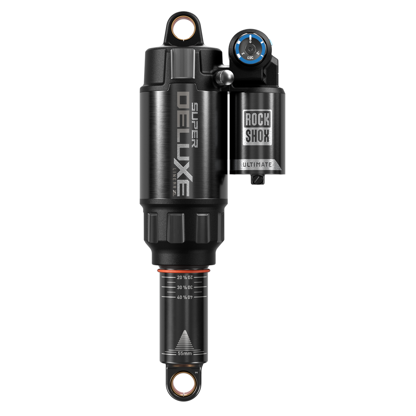 RS Super Deluxe Ultimate RC2T - 230x57.5 Linear XL Air, Token Loc 0, Reb55/Comp37, Lockout45, HB, Std Std (10x54,10x40)D1 Trek Rail Gen4 2020-2024