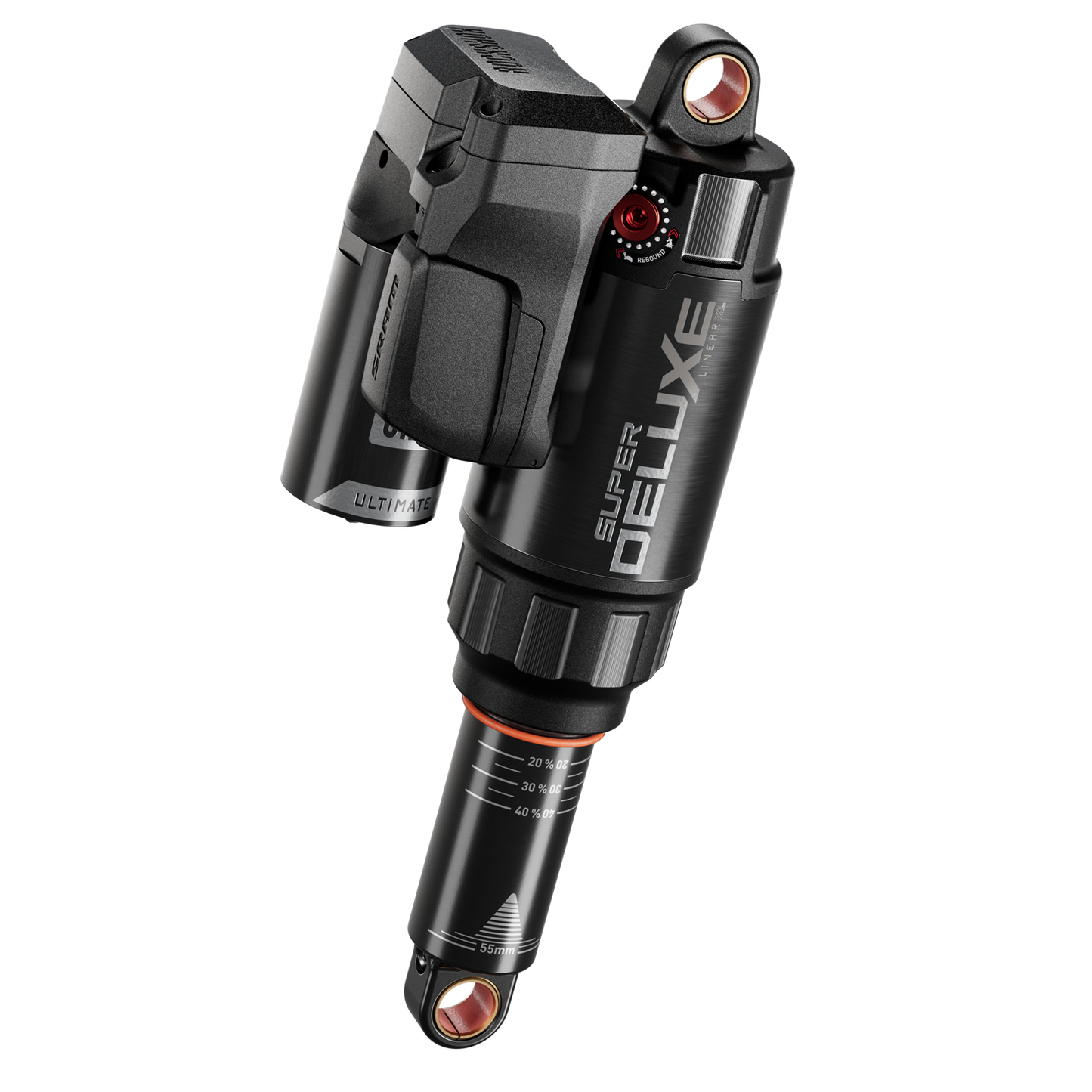 RS Super Deluxe Ultimate Flight Attendant - (210x55) LinearXLAir, TokenLoc3,Reb55/Comp34,Mid4-Lock6,HydrBottomStd Nb 90deg(8x36,batteria,caricatore USB-C)-D1 YetiSB140 2020+