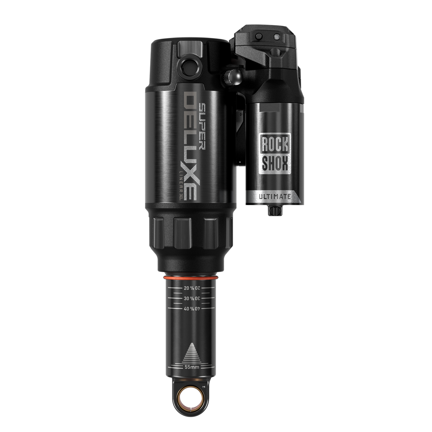 RS Super Deluxe Ultimate Flight Attendant - (185x55) LinearXLAir, TokenLoc3, Reb55/Comp37, Mid4-Lock6, HydrBottom Trunnion Std(8x40Batteria,Caricatore USB-C)- D1 Trek Fuel EX 2023+