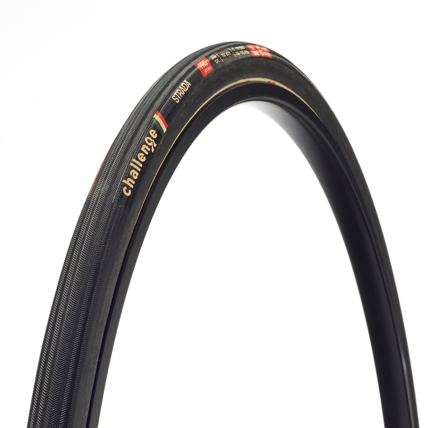 Pneumatico CHALLENGE OPEN STRADA PRO 700x25c TubeType Soft Black