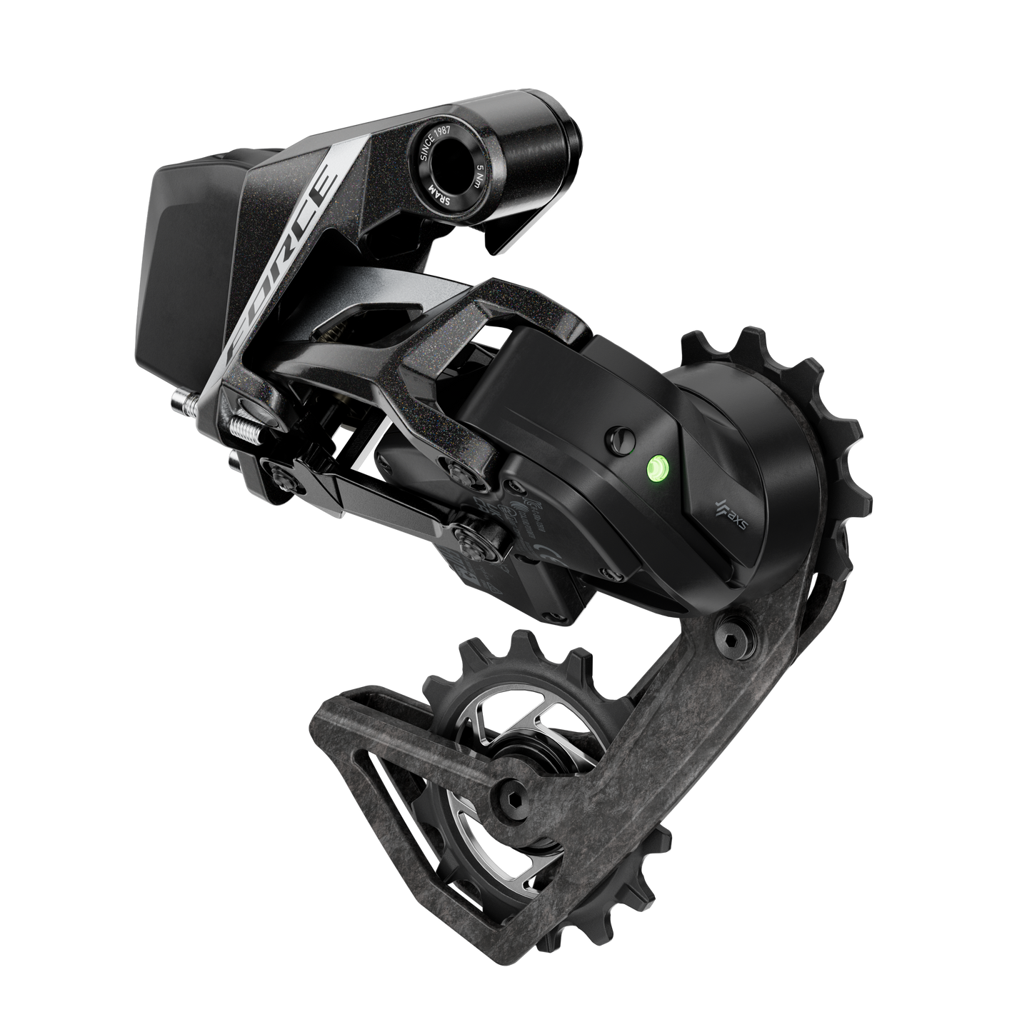 Deragliatore posteriore SRAM FORCE AXS E1 2x12V Max 36T (senza batteria)