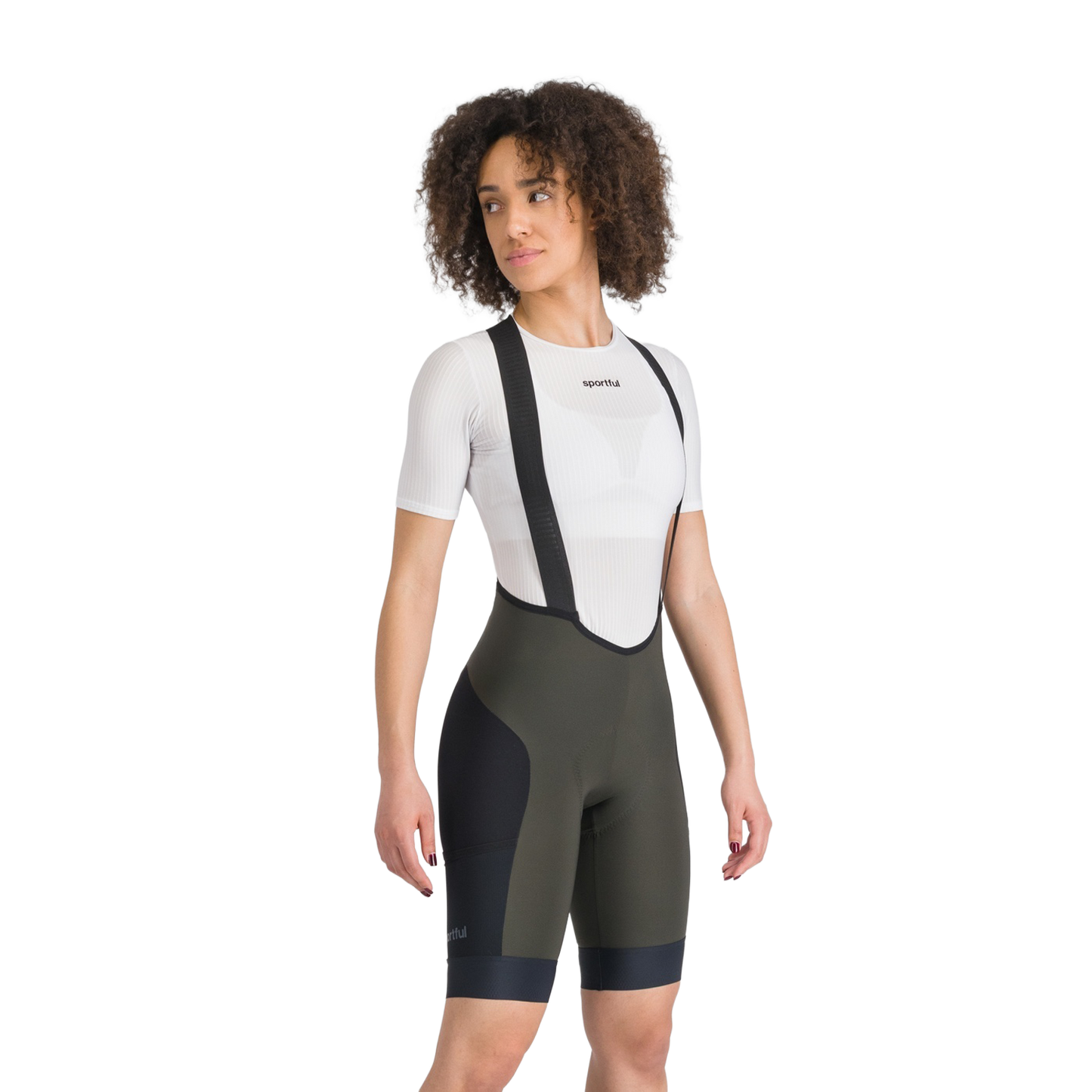 Pantaloncini SPORTFUL SUPERGIARA 2 da donna Khaki/Nero