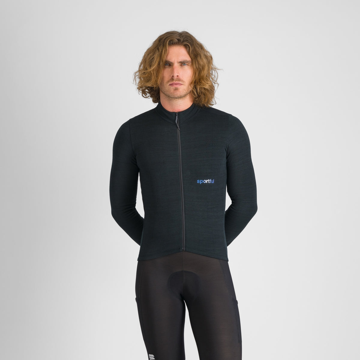 Maglia SPORTFUL SUPERGIARA WOOL a maniche lunghe nera