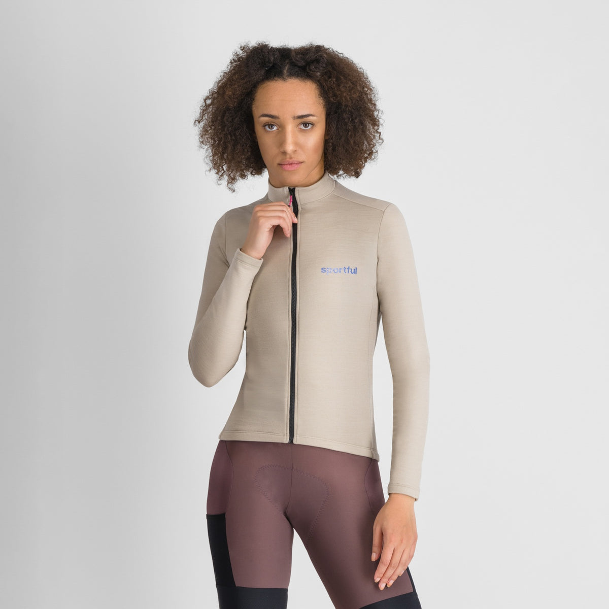 Maglia SPORTFUL SUPERGIARA WOOL da donna a maniche lunghe beige